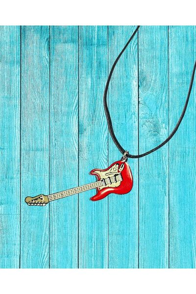 Herşey Nota Bass Guitar Necklace