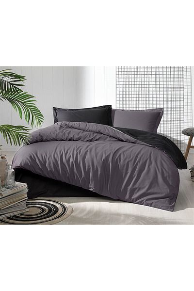 Özdilek Set cuvertură de pilota Colormix Double Antracit-negru