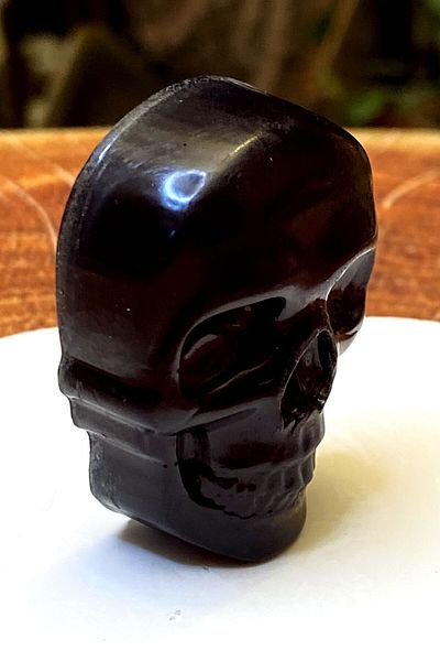 FANTASTİK SANAT ATÖLYESİ Black Color Skull Skeleton Model Decorative 3 Pieces Bath Soap in a Decorative Gift Gift Box