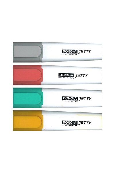 Dong-A Jetty Highlighter 4 Pastel Colors