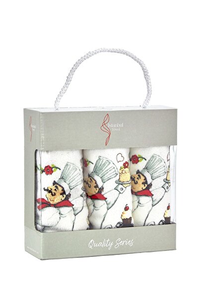 istanbul towel Country Serisi Mutfak Havlusu 3 Lü Paket