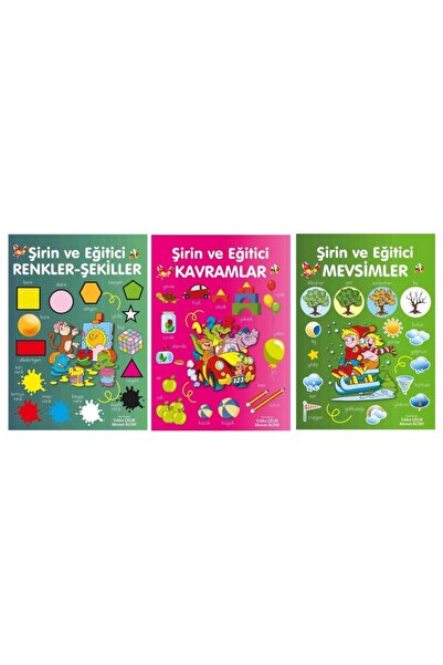 Parıltı Yayıncılık Cute and Educational Colors-Shapes + Concepts + Seasons