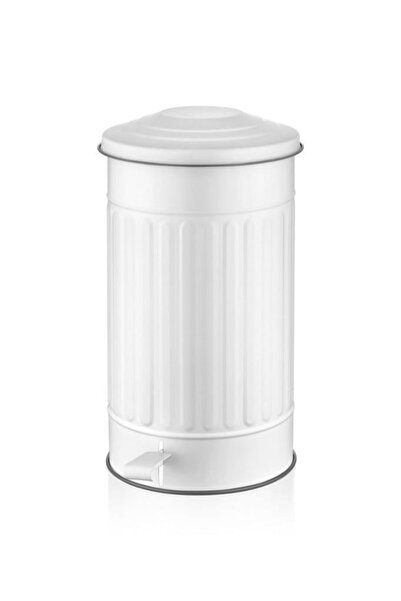 The Mia Coș de gunoi Bucătărie Alb Gri Galvanizat 24 Lt Sml0026