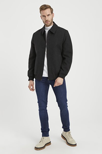 DYNAMO Чоловічий фума великого розміру з вовняної суміші, зручний крій, кашеміровий пальто