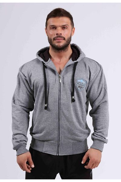 Big Sam Gray Hooded Sweatpants 3579