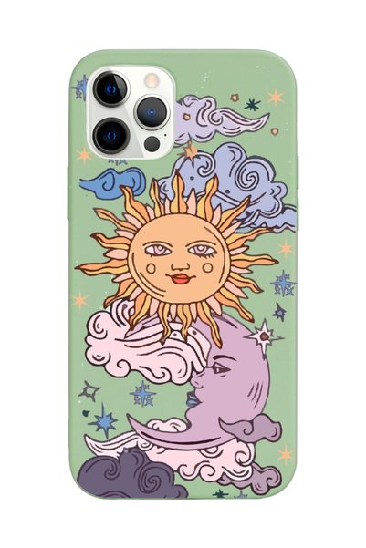 Spoyi Solar Retro Designed Green Launch Phone Case Compatible with iPhone 13 ...