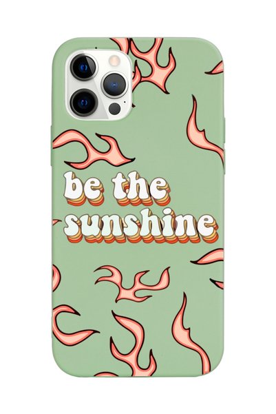 Spoyi iPhone 13 Pro Max Compatible Be the Sunshine Designed Green Launch Phon...