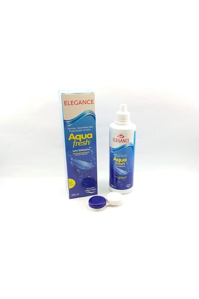 Elegance محلول عدسة أكوا فريش 250 مل × 2 قطعة
