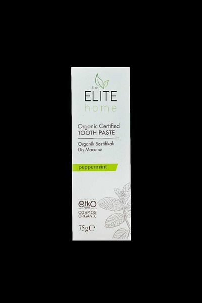 The Elite Home Organic Certified Toothpaste Adult 75 Gr