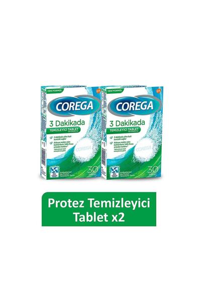 Corega Diş Protezi Temizleyici 30 Tablet 2x