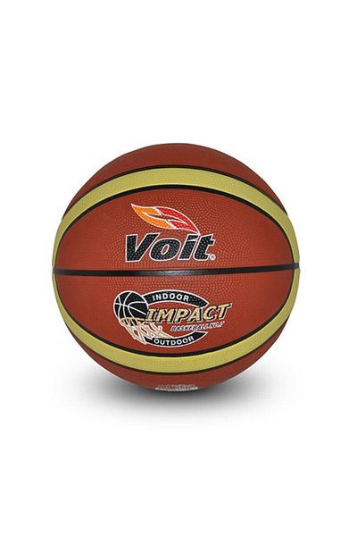 Voit Impact Brown Λευκή Μπάλα Μπάσκετ N6