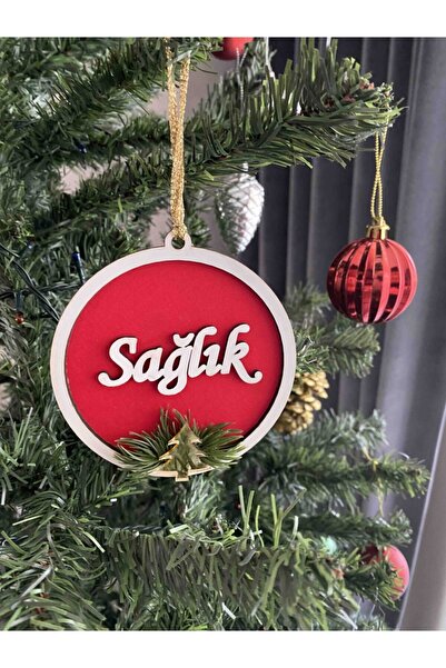 Masalsı Concept Ornamente pentru brad de Crăciun Ornament pentru brad roșu de Anul Nou 4 bucăți