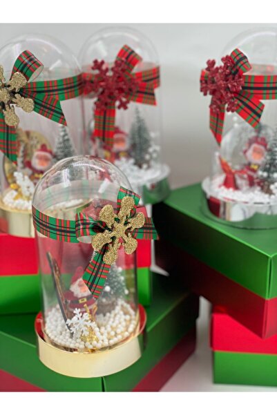 QUEEN AKSESUAR Anul Nou Crăciun Glob de zăpadă de lux Moș Crăciun Pom de pin ...