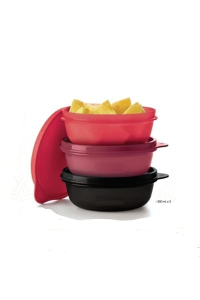 Tupperware Candy Containers 3-Piece New Colors Sakma Container