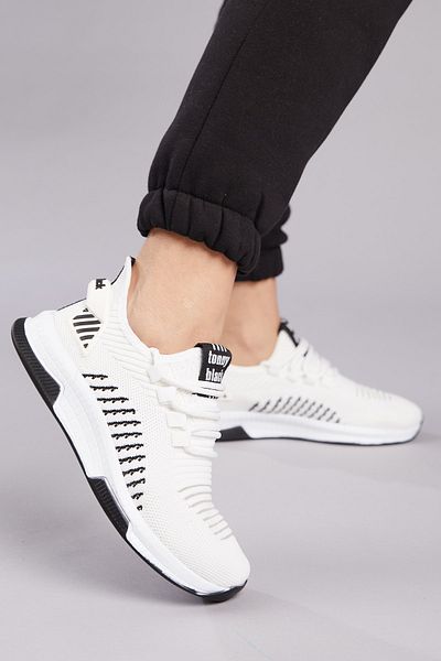 Tonny Black Sneaker - Weiß - Flacher Absatz