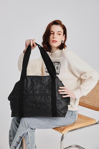 SMART BAGS Smb3082 Valisă de mână și geantă sport neagră pentru femei