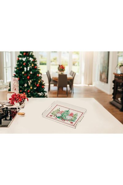 The Mia Gnomes Plexiglass Tray - 35 X 25 Cm