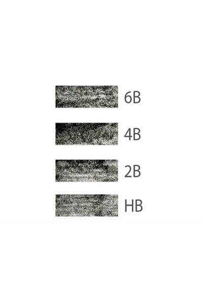 Derwent Graphic Pencils Graduated Pen Set Sketching Soft 4-Piece Blister