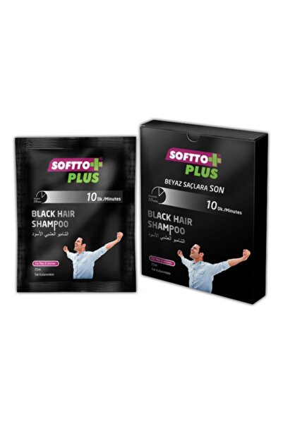 Softto Saç Siyahlaştırıcı Şampuan Tek Kullanımlık 25 ml
