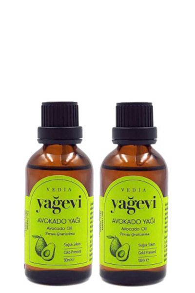 Yağevi Avocado Oil 50 ml - Cold Pressed Set of 2