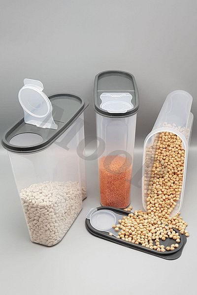 Çankaya 4lt Lock Lid Food Container Kitchen Storage Container Set of 3