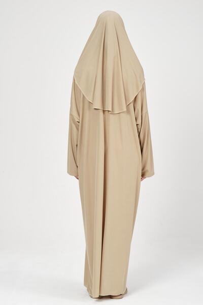 ALFASA Πρακτικό φόρεμα προσευχής βιζόν με τσάντα