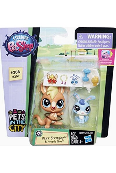 Littlest Pet Shop Miniş Ve Yavrusu Vigor Springley,hoppity Blue Minişler Pet Shop Orijinal Minişler Lps