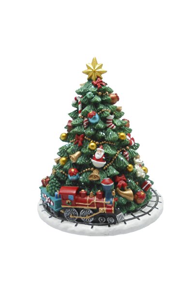 Karaca Home New Year Tree Müzikli Yılbaşı Obje 15cm