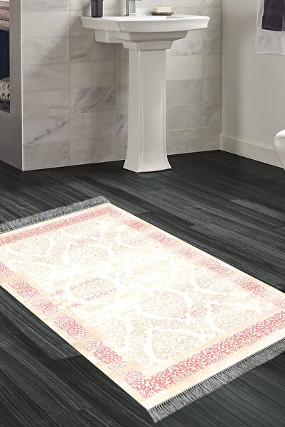 Alanur Home Eko Trend Djt Banyo Paspası Yıkanabilir Kaymaz Taban 1376 Klasik ...