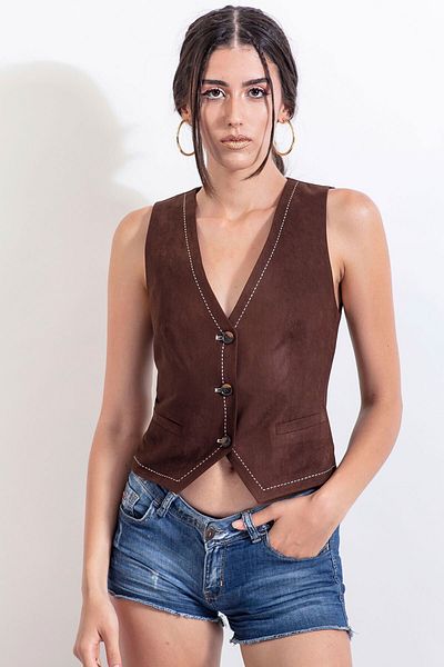 Qiovest Custom Made Women's Vest Nevada F 03