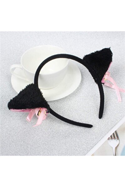 MİSSİNG Cadılar Bayramı Cosplay Anime Kedi Kulaklı Peluş Zilli Taç