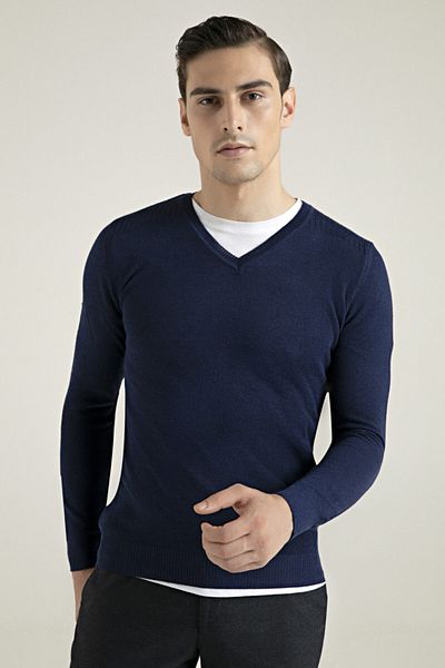 Tween Pulover Indigo