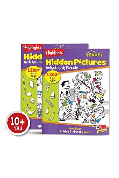Dikkat Atölyesi Yayınları Favori Hidden Pictures 2'li Set