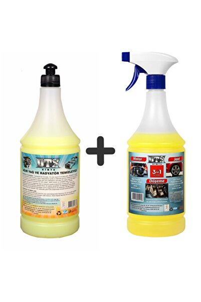 Genel Markalar Ağır Yağ Sökücü Radyatör Temizleme İlacı 1 Litre & Oto Döşeme,...