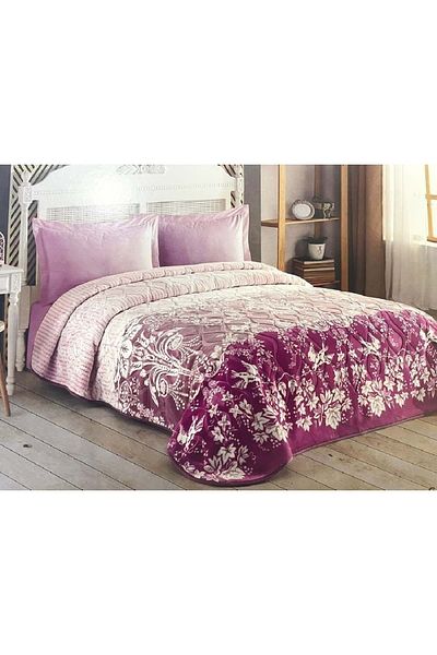 Kristal 4kg Battal Double Blanket-gülru Pink