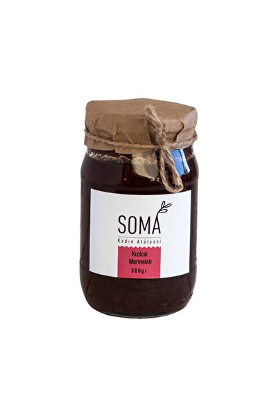 Soma Kadın Atölyesi Kızılcık Marmelatı Katkısız Ev Yapımı 380 Gr
