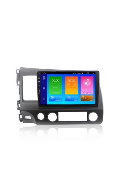 Navimex Civic Uyumlu Fd6 Android 10 Carplay Navigasyon Multimedya Ekran Oem T...