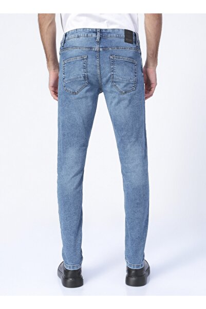 Only & Sons Onsloom Life Slim Fit Blue Men's Denim Trousers - Grinding, normal waist PK 8653