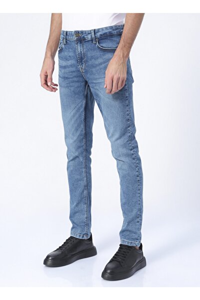 Only & Sons Onsloom Life Slim Fit Blue Men's Denim Trousers - Grinding, normal waist PK 8653