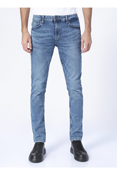 Only & Sons Onsloom Life Slim Fit Blue Men's Denim Trousers - Grinding, normal waist PK 8653