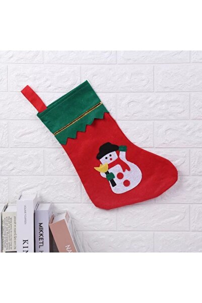 QUEEN AKSESUAR Șosete speciale de Anul Nou cu model de om de zăpadă mare, pun...