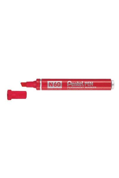Pentel Nlf60-b Markör Kesik Uç Kırmızı