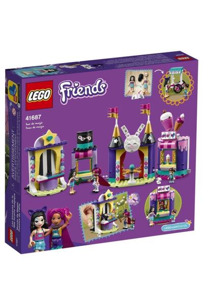 LEGO Friends Sihirli Lunapark Stantları 41687 - Karnaval Oyuncağı Yapım Seti (361 Parça)
