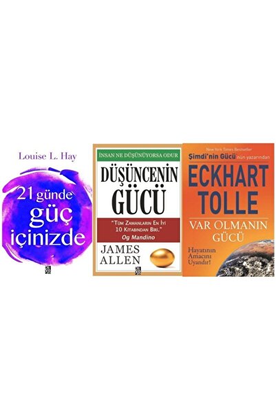 Diyojen Yayıncılık 21 Günde Güç Içinizde-düşüncenin Gücü-varolmanın Gücü(3 Ki...