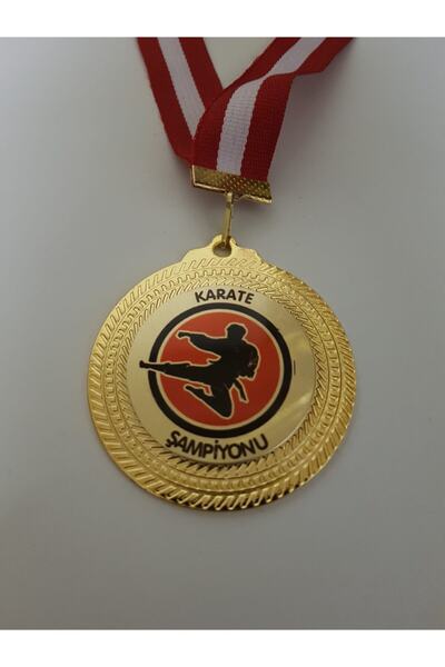 Madalya -madalyon Karate Sı Metal Üzeri Baskılı
