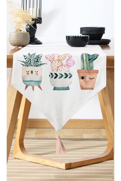Nish & Royal Cactus Special Design Digital Printed Runner