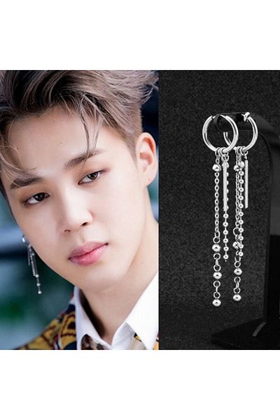 Kpop Dünyasi Jimin Earrings 7 - Comfortable and Stylish Design