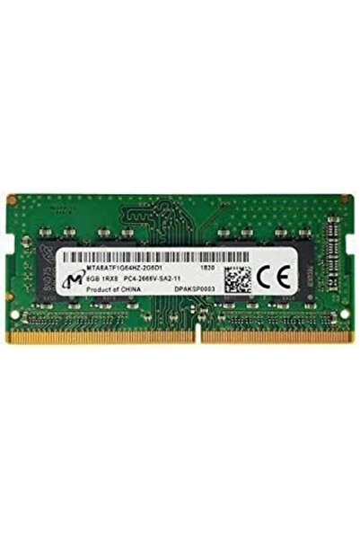Micron 8gb 2666mhz Ddr4 Pc4-21300 Mta8atf1g64hz-2g6d1 Notebook Ram Bellek