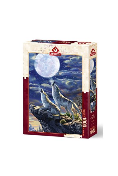 Art Puzzle Dolunay Kurtları 1000 Parça Puzzle