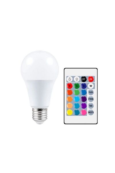 Cata Rgb E27 3200K Led Bulb - Remote Control, Ct-4058